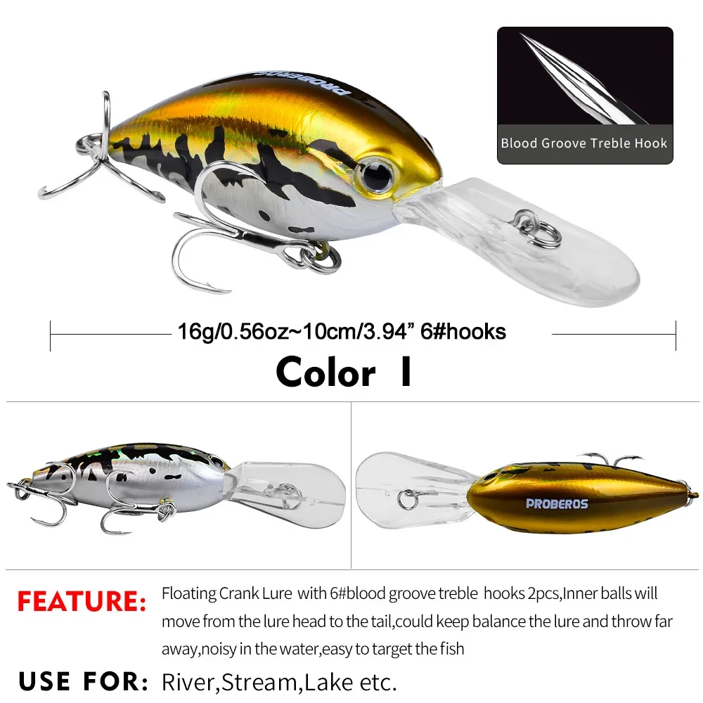 Variante de color del crankbait
