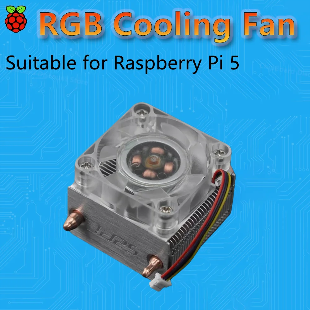 DFRobot Ice Tower ventilador RGB para refrigeración Raspberry Pi - imagen 4