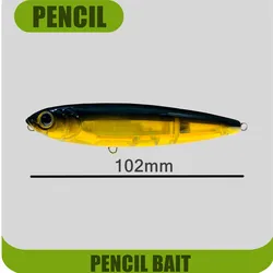 GreenSpider Lápiz Topwater – Señuelo superficie lubina