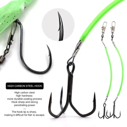 Aparejos Stinger Rigs ZYZHE de acero con anzuelos triple – pulpo