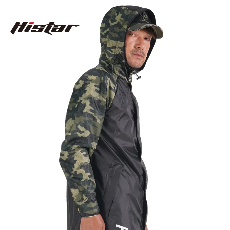 HISTAR Chubasquero de pesca largo impermeable – Oxford TPU ligero - imagen 4