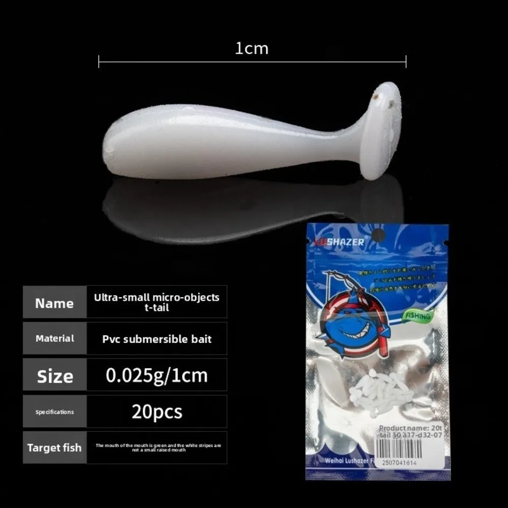 Señuelos de silicona con cola en T jig para pesca exterior - imagen 3