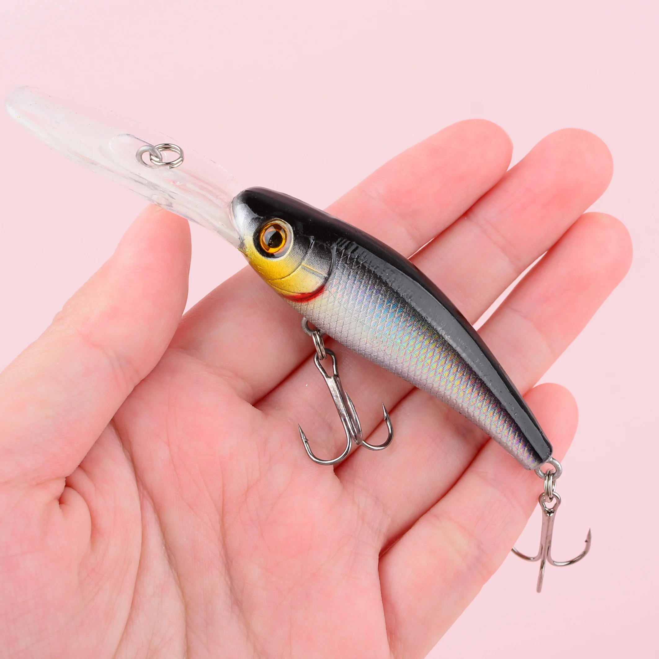 Señuelo Minnow de labio largo sumergible para trucha y lubina - imagen 3
