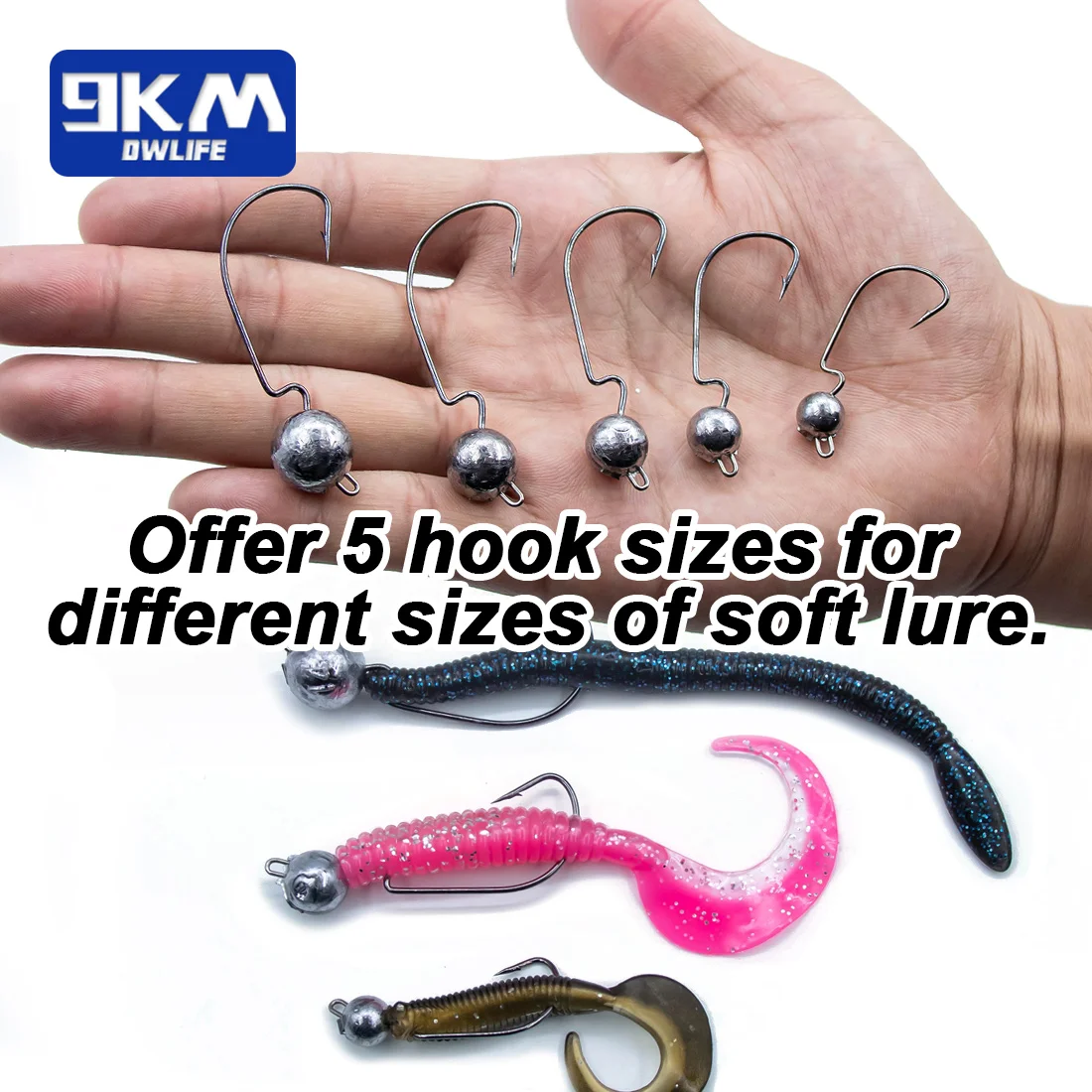 Jig Head anchos para lubina y carpa - Agua salada - imagen 4