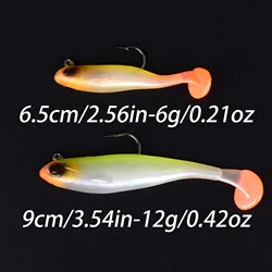 Vinilo Shad Jigging 6.5cm y 9cm Lubina Carpa