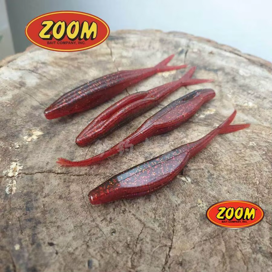 ZOOM Classic Super Fluke vinilo jerkbait de cola partida