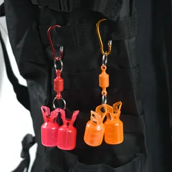 Funda protectora para señuelos de calamar con mosquetón
