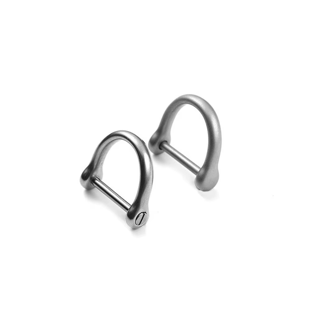 Conectores pesca acero inoxidable – D clip y mosquetón