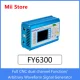 Generador de señales FY6300 con salida sinusoidal azul