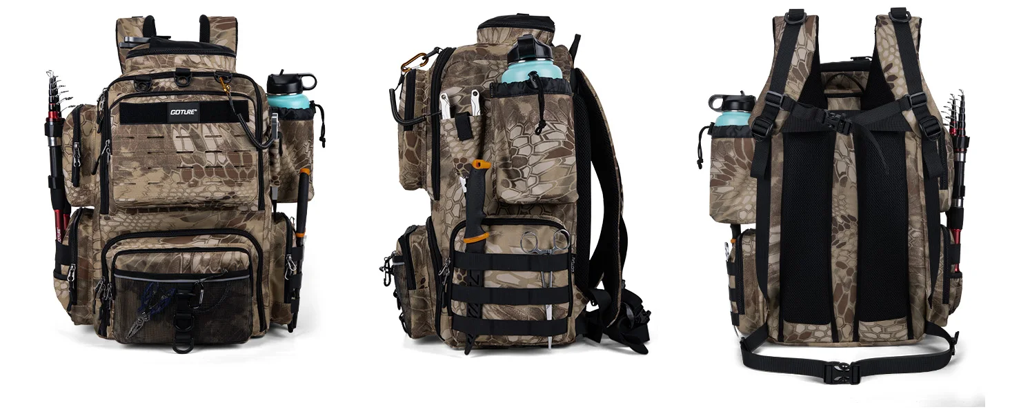Mochila de pesca Goture 900D resistente al agua