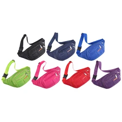 Riñonera impermeable multicolor de nailon unisex