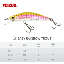 Señuelo Minnow Yo-Zuri 3DR-X – Sumergido Lanzamiento Largo para Lubina