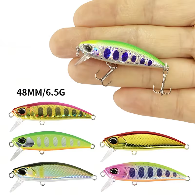 Señuelos Modelo 48s – Jerkbait y Minnow para lubina, trucha y lucio - imagen 4