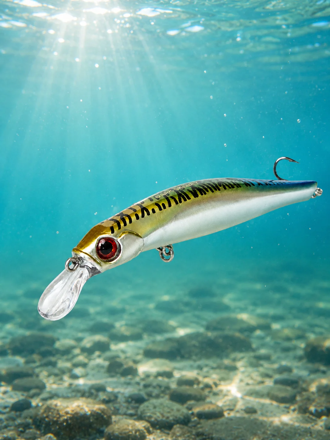 Señuelo Minnow hundimiento Dark Skerry para lubina de larga distancia - imagen 5