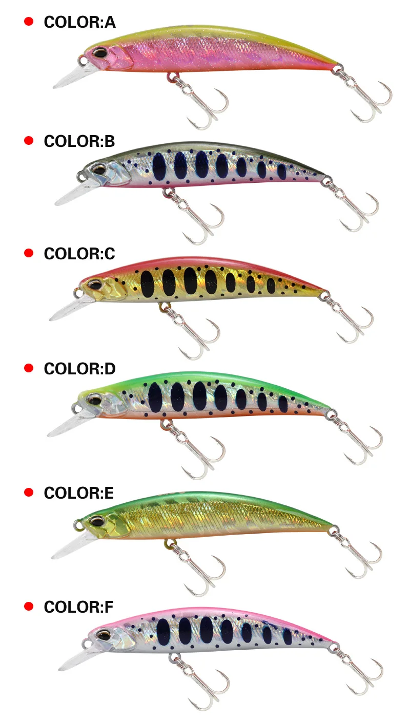 Detalle del minnow