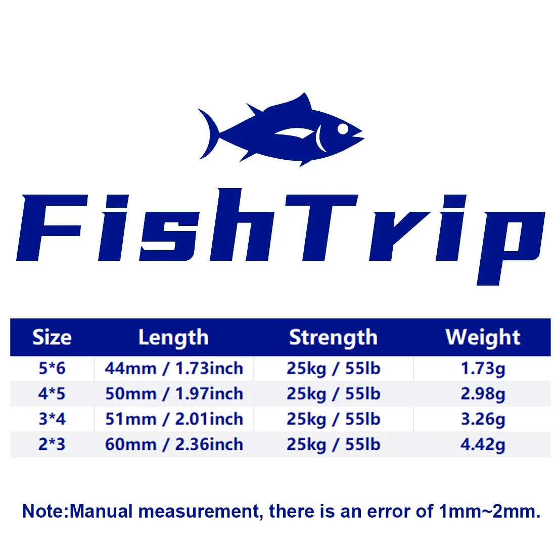 Conectores en T FishTrip Professional 3 vías con cuentas luminosas