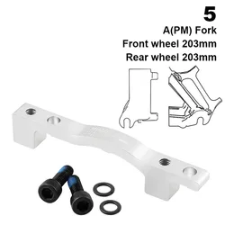 Adaptador freno de disco ultraligero de aleación para rotor