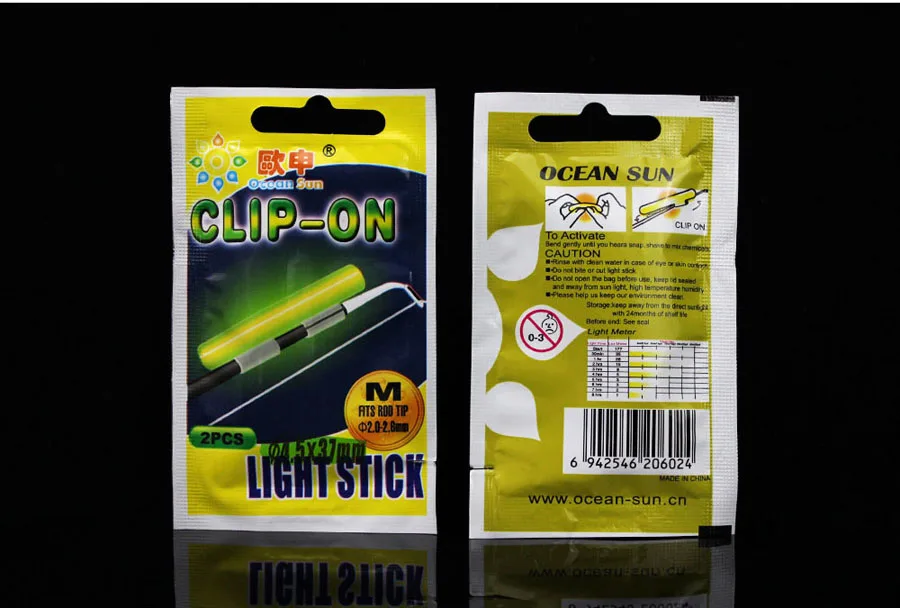 Bolsas individuales selladas del kit de luces de pesca