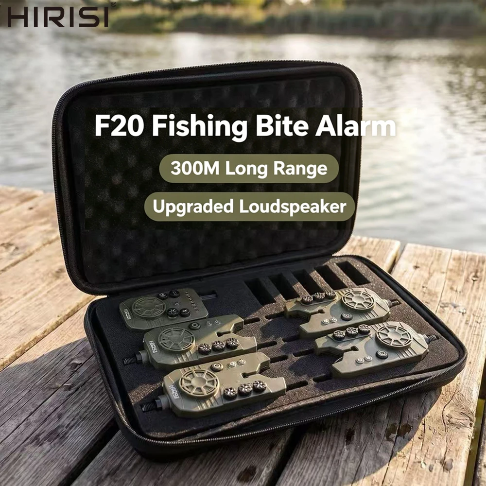 Alarmas de pesca Hirisi F20-4 para carpas: sensibilidad y volumen - imagen 3