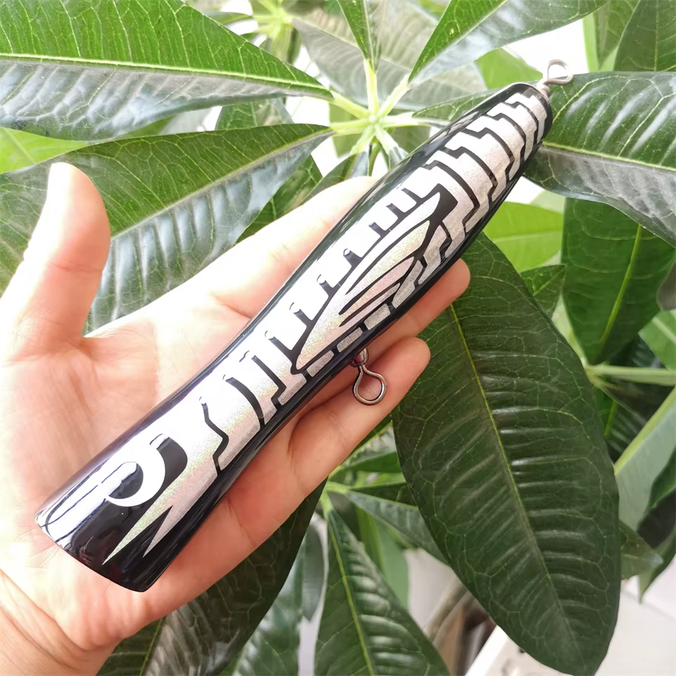 Popper GT superficie madera señuelo de pesca flotante resistente - imagen 3