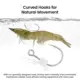 Anzuelos antidesgarro con púas de acero inoxidable luminoso - imagen 2