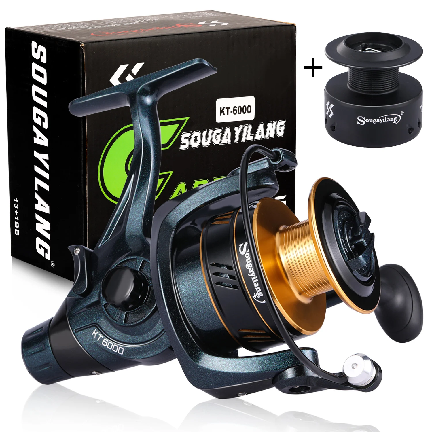 Sougayilang 2000-6000 – Carrete Spinning agua salada - imagen 4