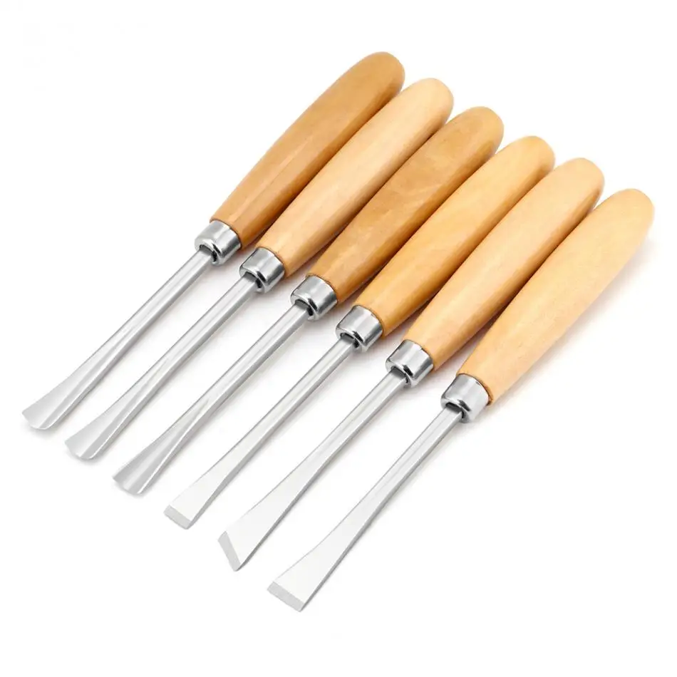 Mango de madera pulida para agarre cómodo