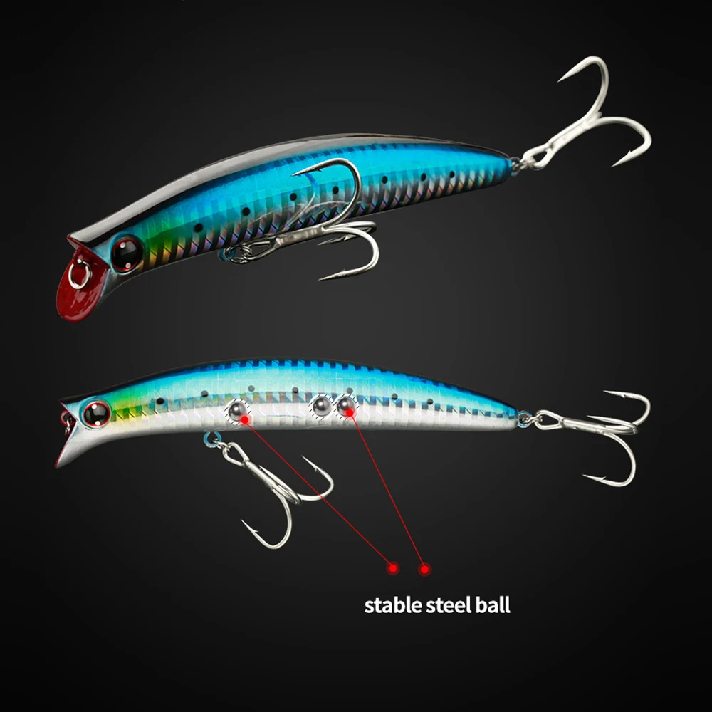 Minnow Wobbler flotante para lubina cebo duro - imagen 3