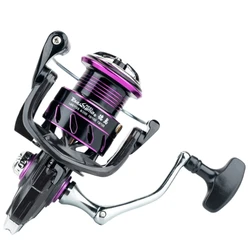 Carrete de pesca carbono con bobina poco profunda para mar salado