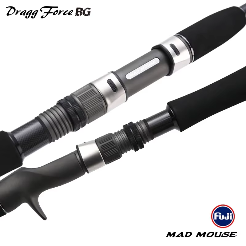 Caña Jigging Madmouse BG KW Fuji – Carbono 1,9m 400g arrastre 30kg - imagen 4