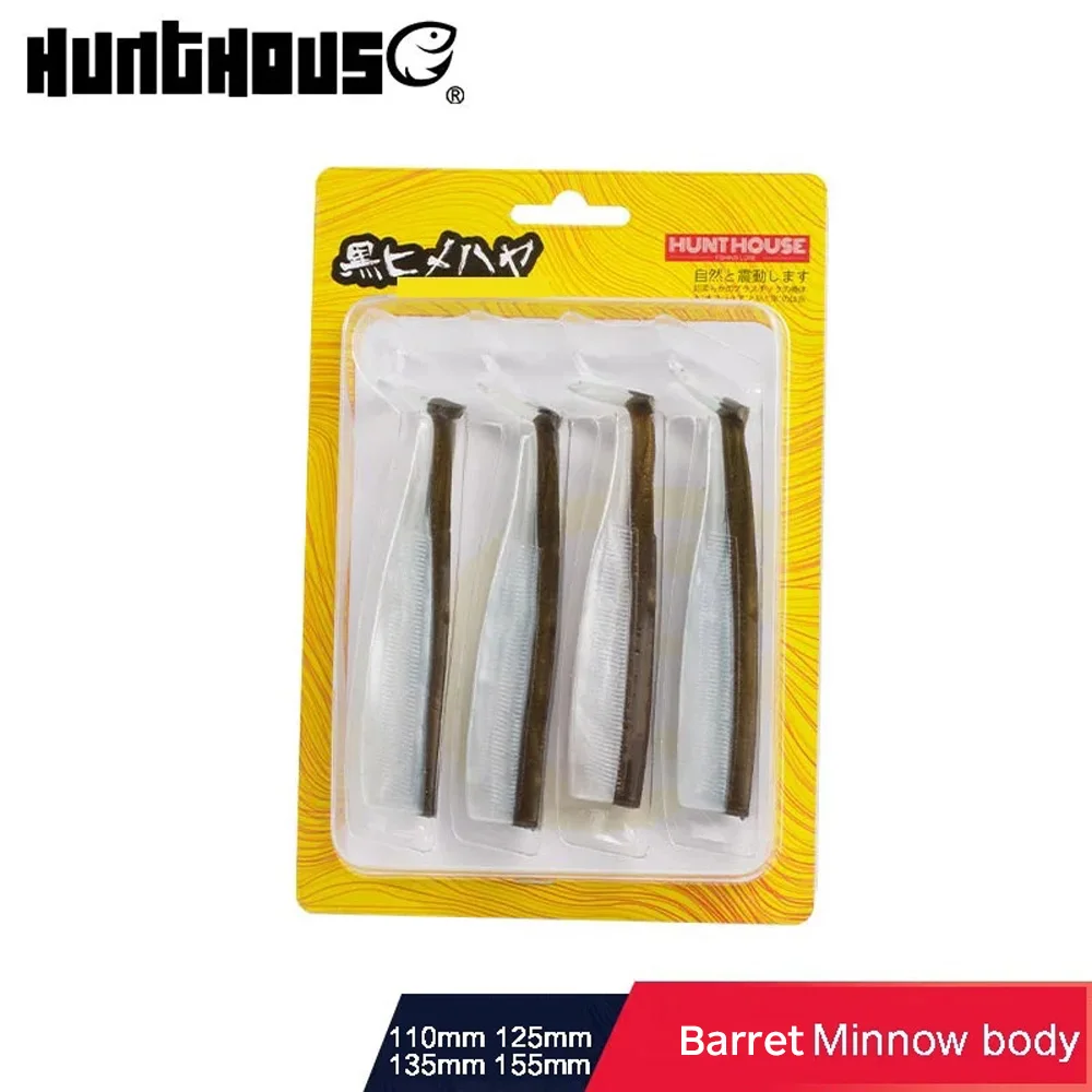 Hunthouse Minnow – Señuelo blando 100mm para lubina y lucio - imagen 5