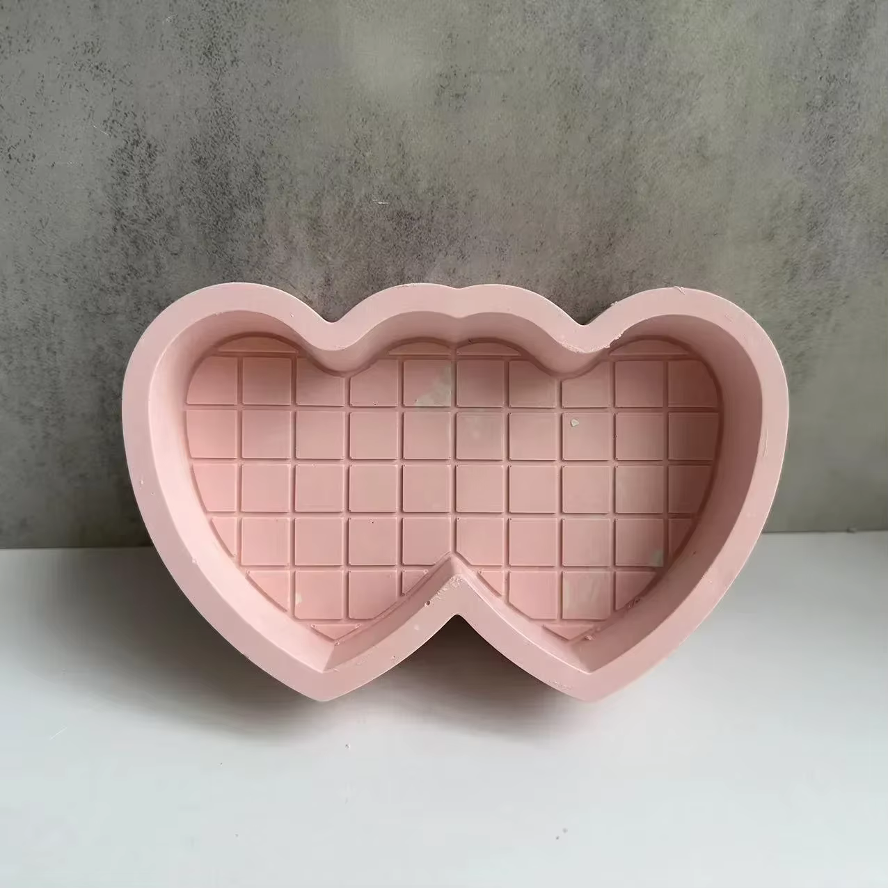 Molde silicona 3D corazón para yeso resina epoxi joyería y velas - imagen 5