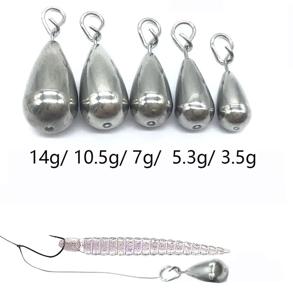 Conector de plomada de tungsteno para pesca