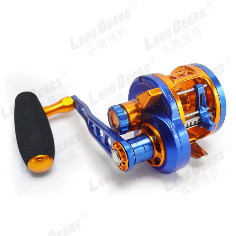 Carrete Jigging Lento Madox 15BB Arrastre Potente Agua Salada - imagen 5