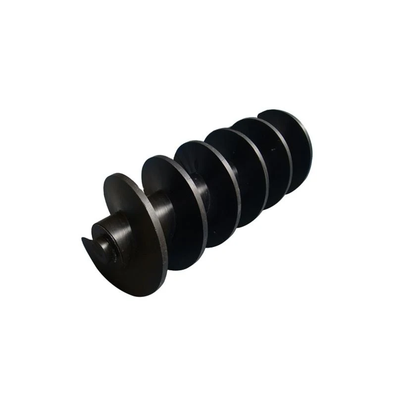 Barrena continua tubular flexible para alimentadores de ganado