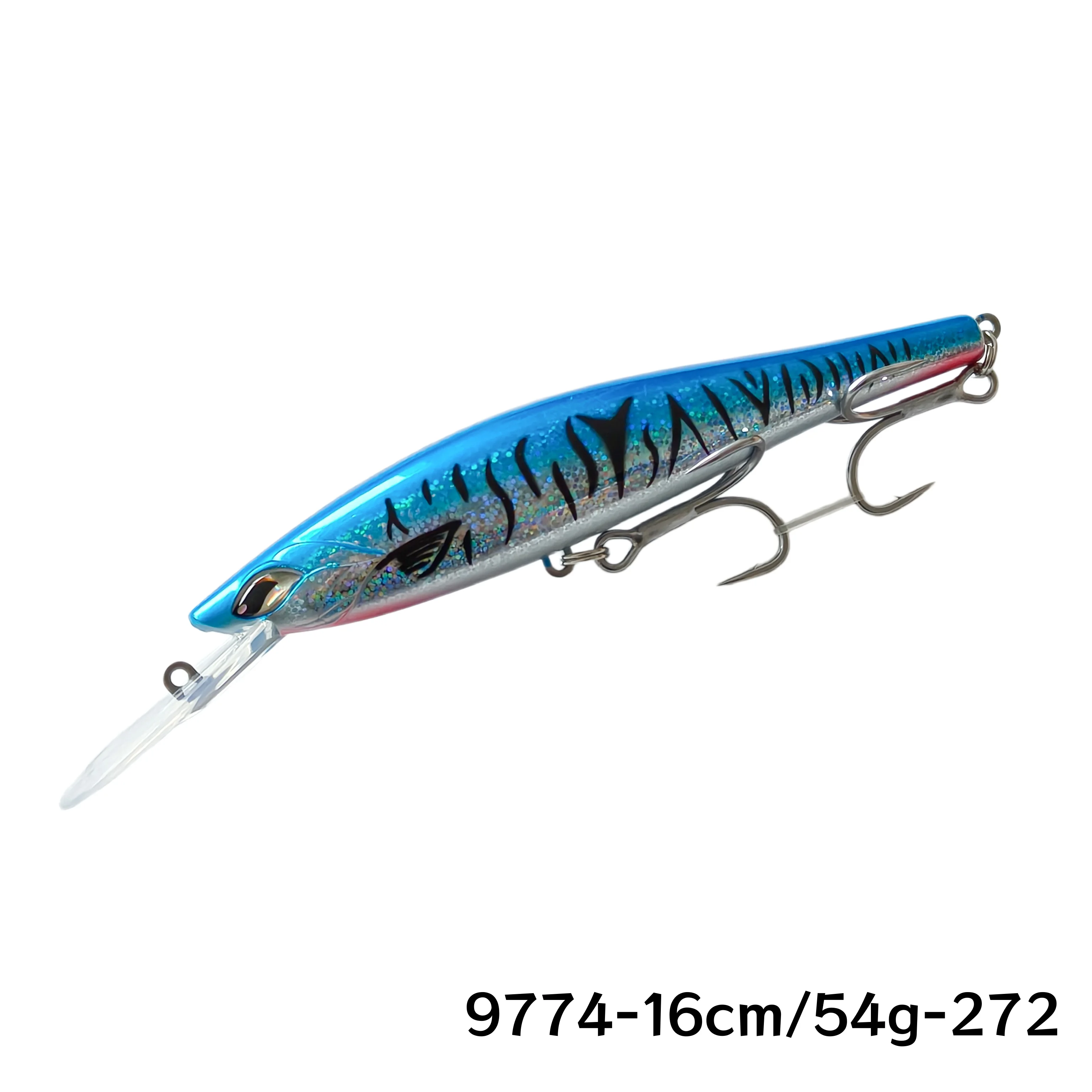 Wobbler Minnow flotante 16cm 54g para carpas de cebo duro