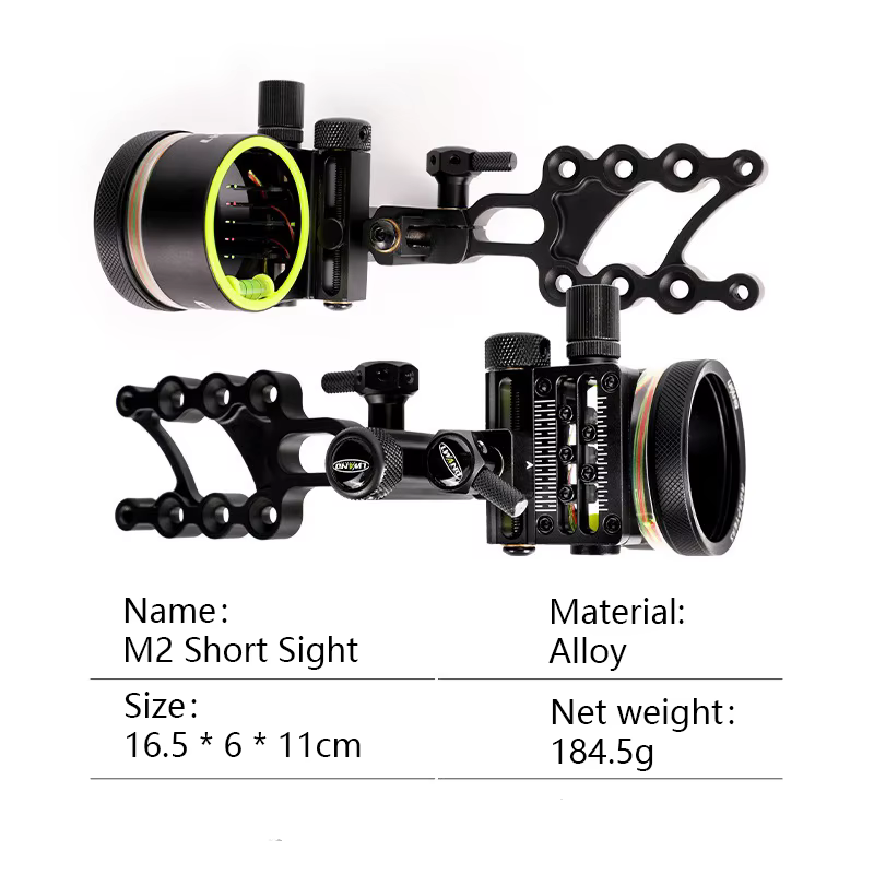 Sight Compound M2 - Accesorio metálico ajustable para arco de pesca - imagen 5