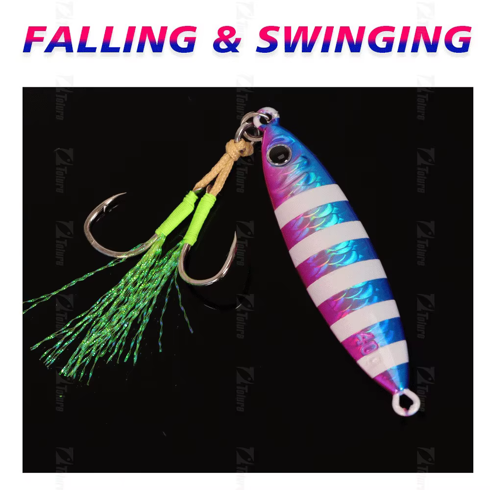 Jig Head brillante para lubina – Hundimiento lento - imagen 4