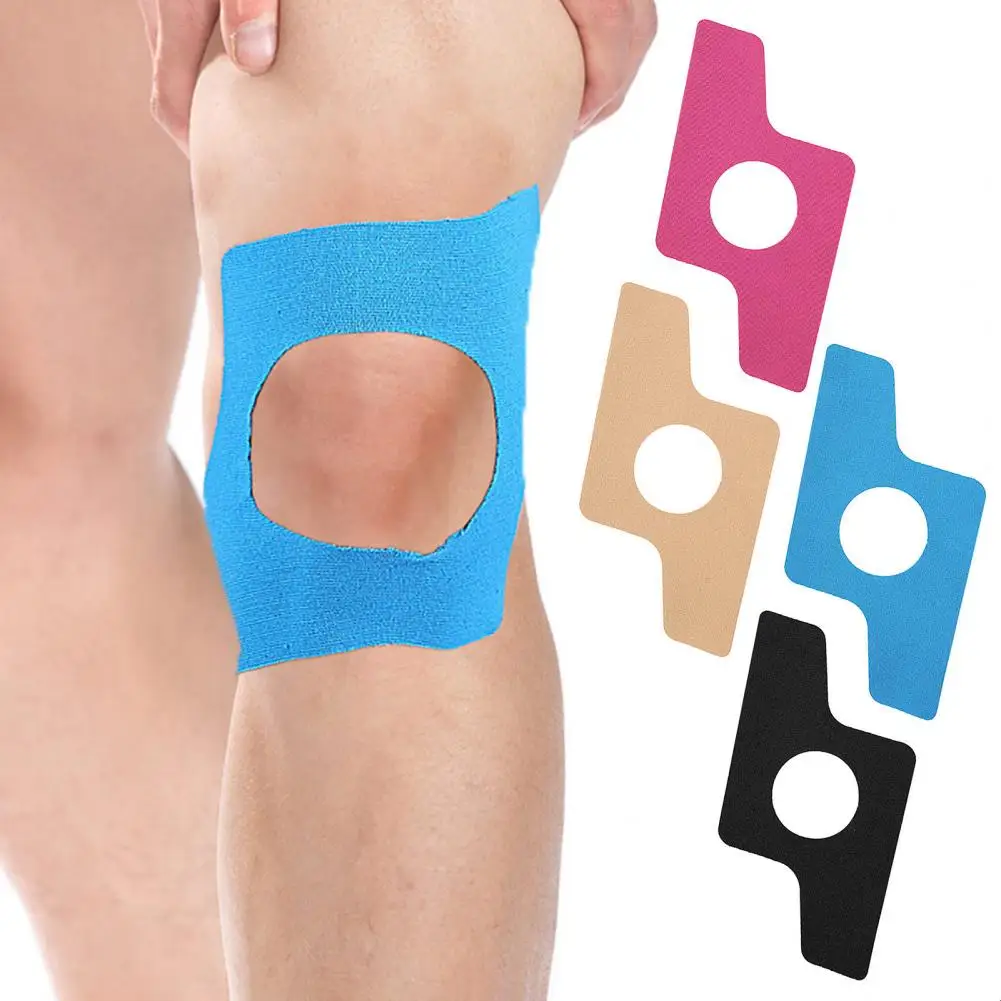 Cinta kinesiológica precortada rodilla - Impermeable alivio muscular - imagen 2