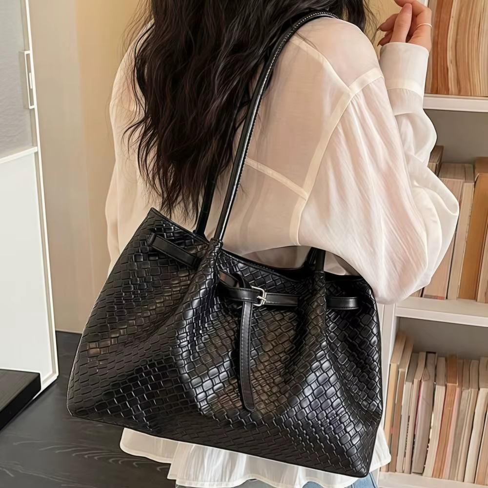 Bolso bandolera retro de piel PU – Gran capacidad para trabajo y viaje - imagen 5