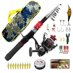 Combo caña y carrete de pesca giratorio – Bioni