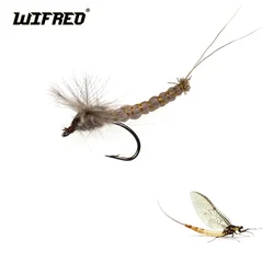 Wifreo Mosca Seca CDC Mayfly ciervo pelo trucha