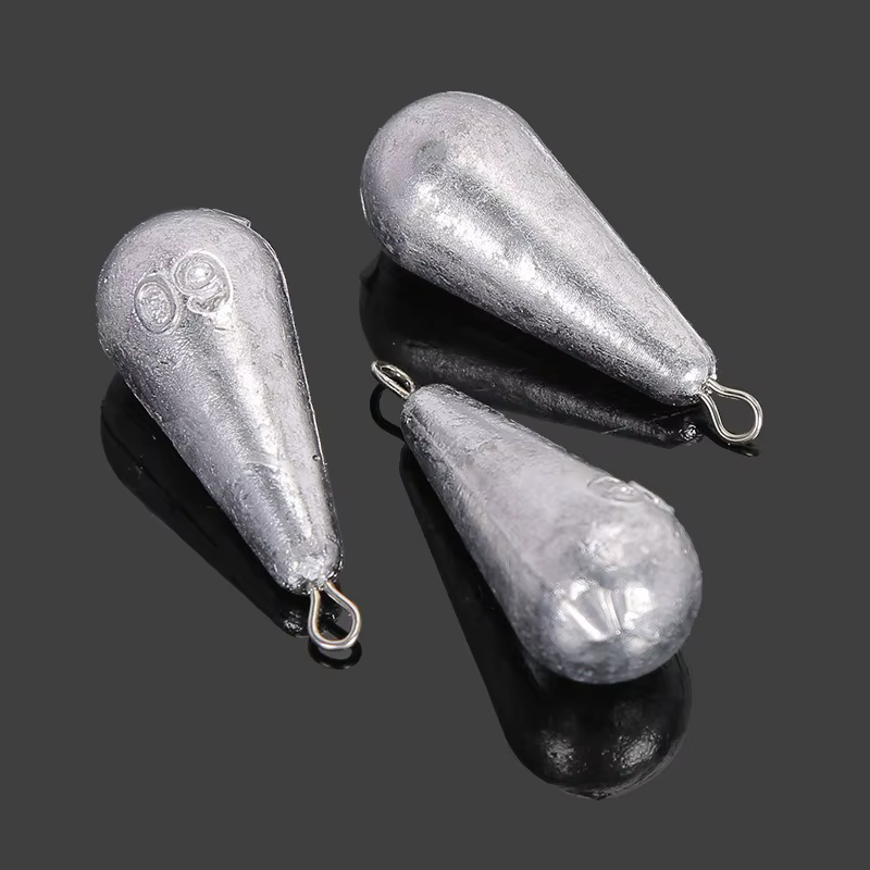 Sinker de Plomo Largo Alcance Forma Pera – Pesca con Cebo Natural - imagen 2