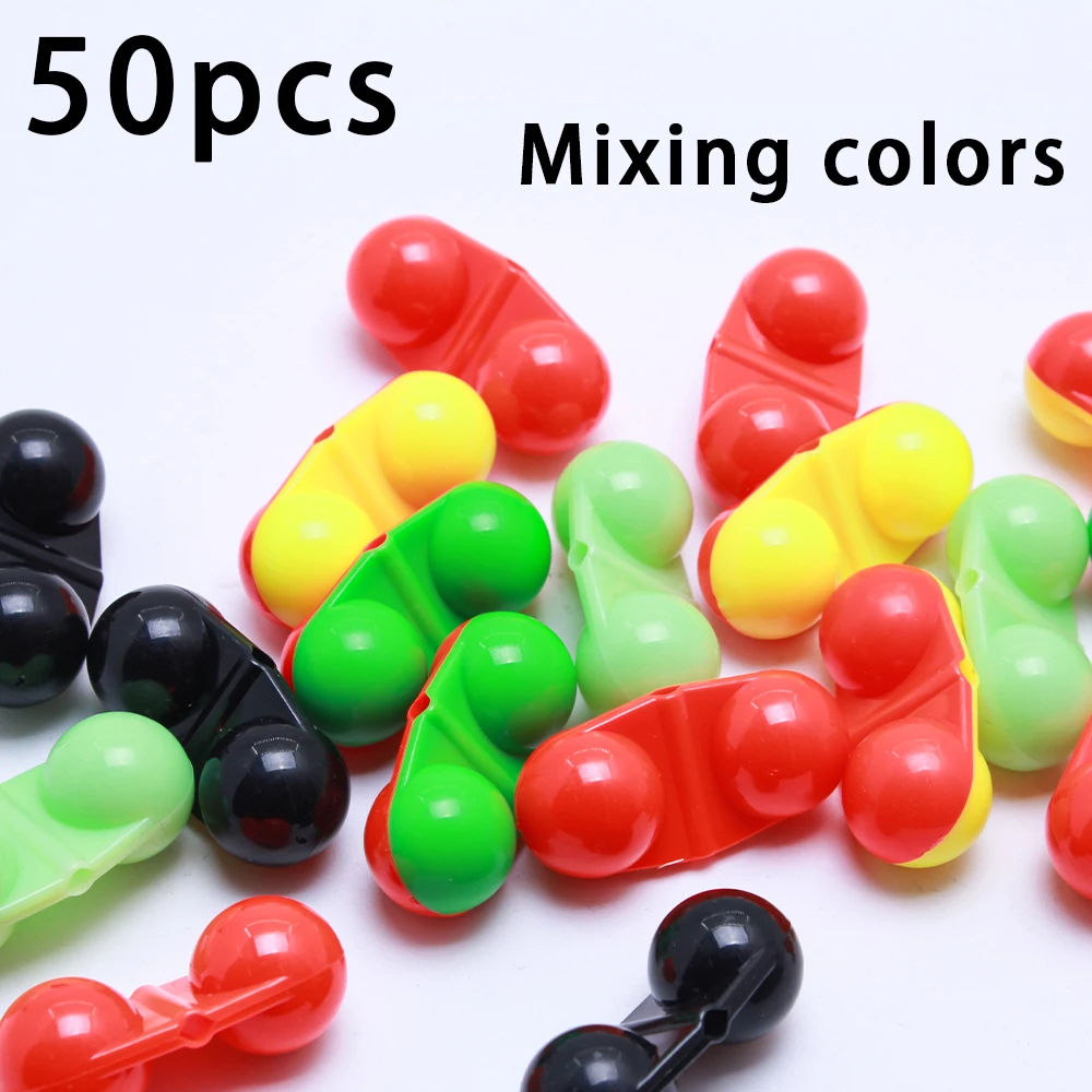 Pack de 50 campanas para pescar de colores variados