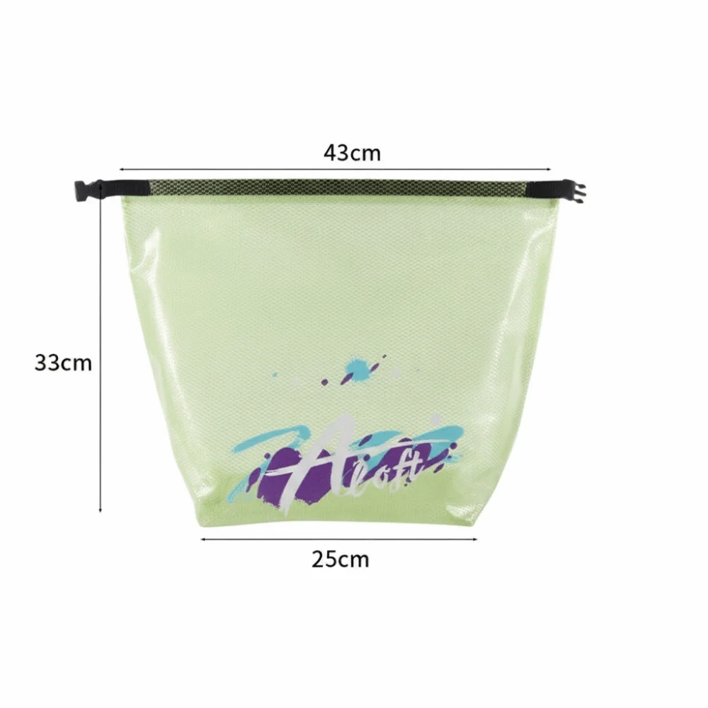Bolsa de aseo impermeable transparente para viaje con cordón PVC