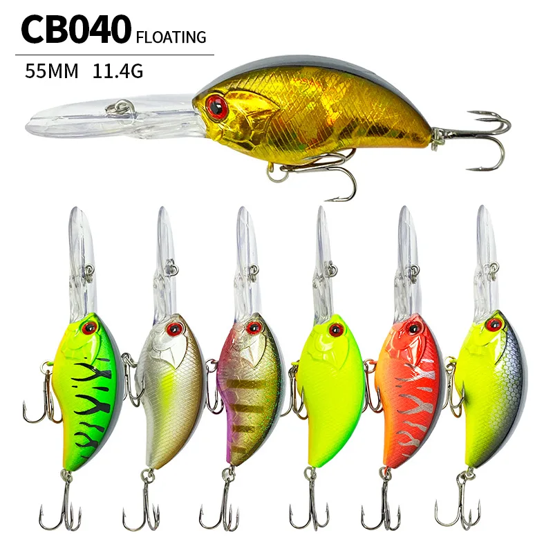 Señuelo Crankbait flotante para lucio y lubina, jerkbait - imagen 3