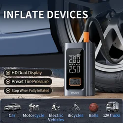 Arrancador de Coches 4 en 1 – Compresor Digital 150 PSI y Potenciador 12V