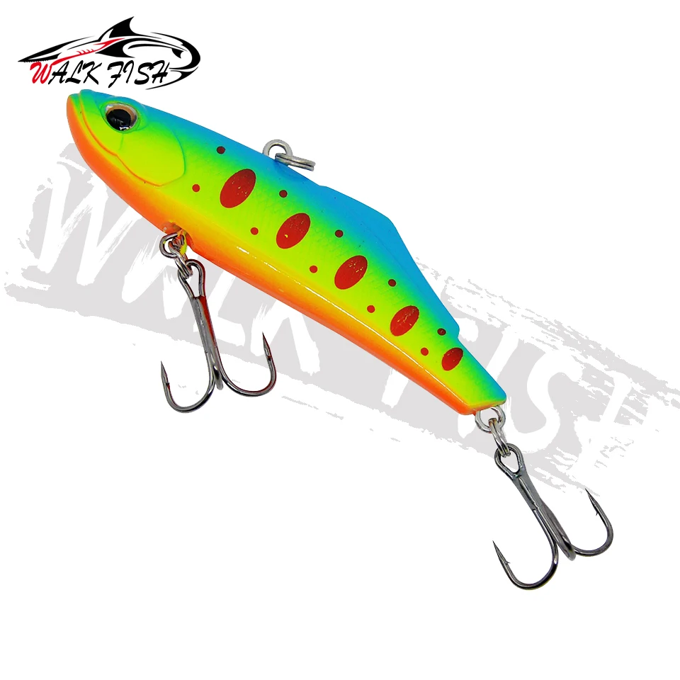 Señuelo WALK FISH VIB en posición de lance