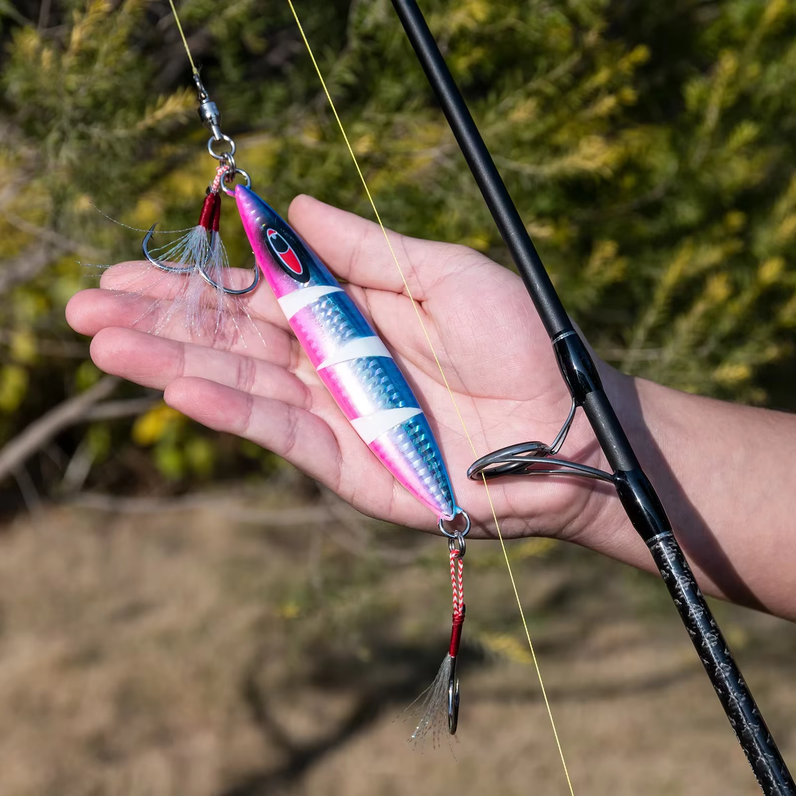 Goture Slow Jig Luminoso para Jigging en Salada con Anzuelos