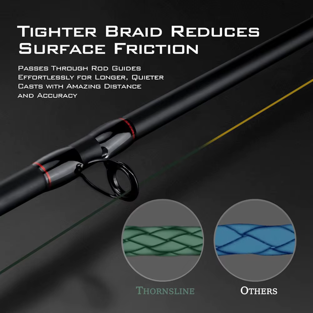 ThornsLine X8 Línea trenzada PE 8 hebras súper resistente - imagen 2